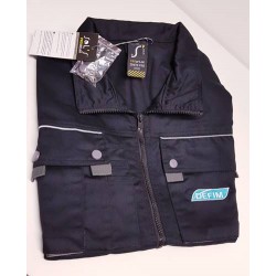 BLOUSON noir sans manches workwear mixte 'ZENITH PRO' - DEFIM