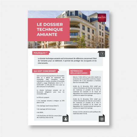 Lot de 20 Fiches Métier - Le DTA