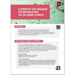 Lot de 20 Fiches Métier - CREP