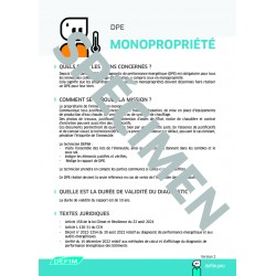 Fiches DPE monopropriétés