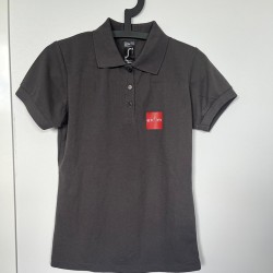 Polo gris Femme